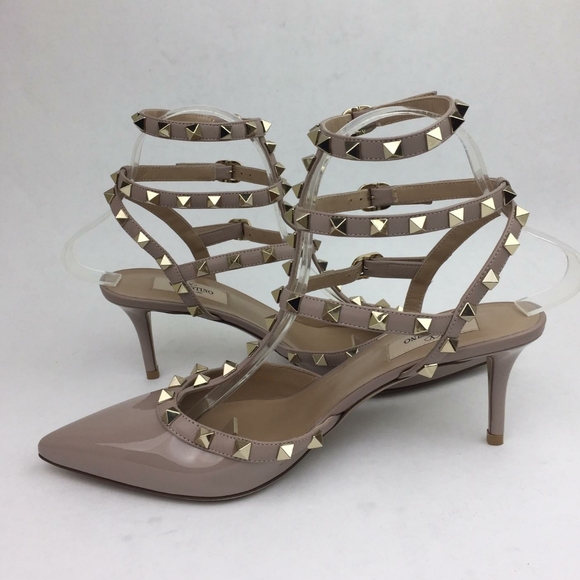 VALENTINO Rockstud Strappy Pointed Toe Pum… - Picture 2 of 15